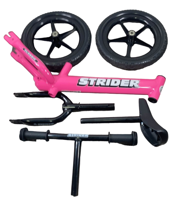 secondhand Strider Balance Bike 12 Classic, Pink, Classic 12"