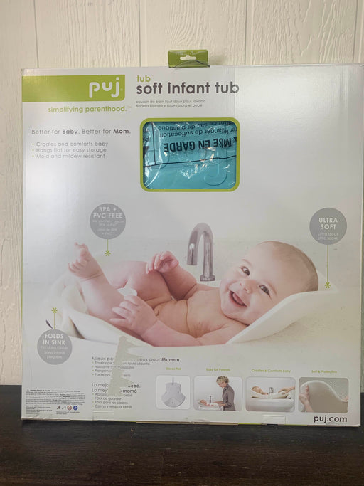 used Puj Foldable Baby Bathtub, Aqua