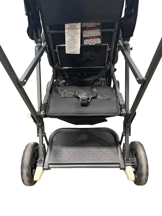 Joovy Caboose Too Graphite Sit and Stand Double Stroller, 2021, Black