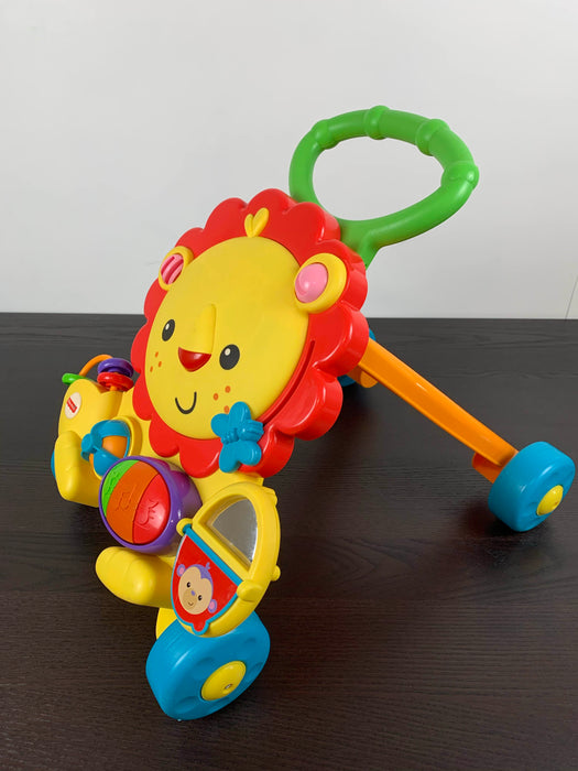 secondhand Fisher Price Musical Lion Walker