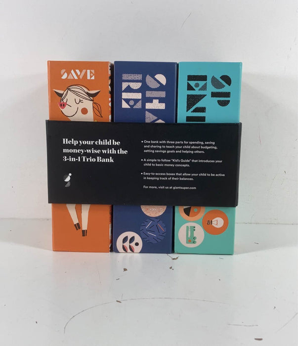 secondhand Giantsuper Smart Piggy Trio Bank