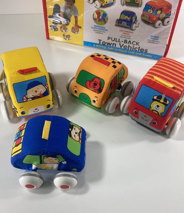 secondhand Melissa & Doug K’s Kids Pull-Back Vehicle Set