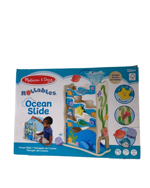 used Melissa & Doug Rollables Wooden Ocean Slide