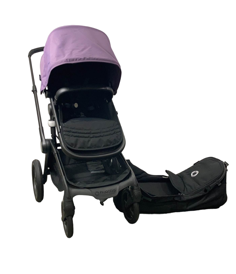 bugaboo purple Bugaboo Fox 5 Stroller, 2023, Black Frame, Astro Purple