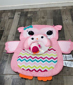 used Bright Starts Tummy Time Prop & Play Mat, Owl