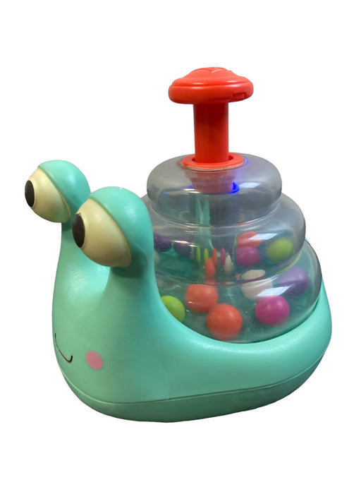 secondhand B. toys Escar-Glooooow Spinning Snail Popper