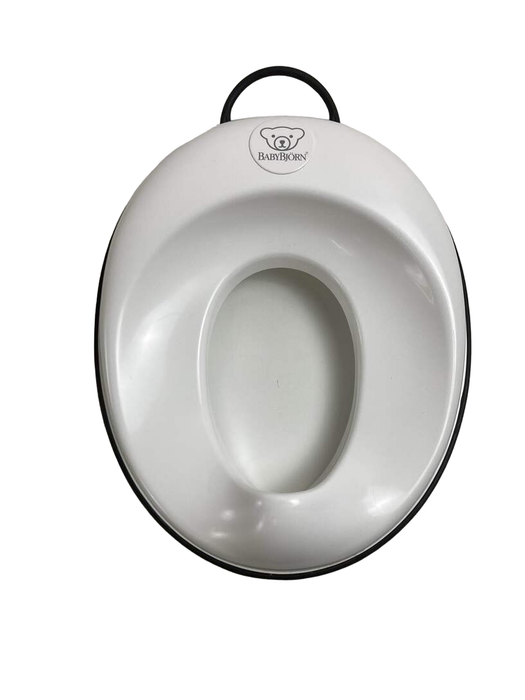 Shop BabyBjorn Toilet Training Seat, White/Black at GoodBuy Gear