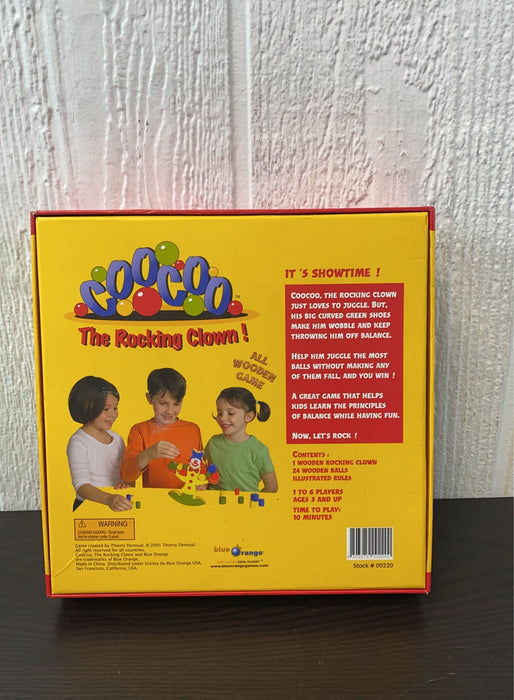 secondhand Blue Orange Games Coocoo The Rocking Clown Balancing Game