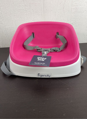 Ingenuity SmartClean Toddler Booster Seat for Dining Table with 3-Point  Harness