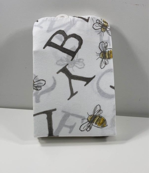 Shop Burt's Bees Baby Organic Cotton Jersey Fitted Crib Sheet, Alphabet Bee at GoodBuy Gear