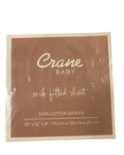 secondhand Crane Baby Crib Fitted Sheet, Caspian Whales