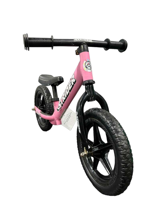 secondhand Strider Balance Bike 12” Classic, Pink