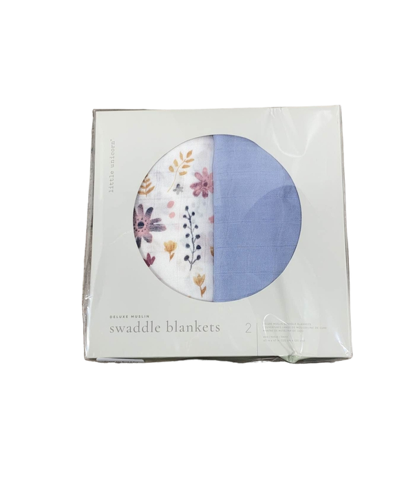 Shop Little Unicorn Deluxe Muslin Swaddle Blanket 2 Pack, Fairy Gardens at GoodBuy Gear