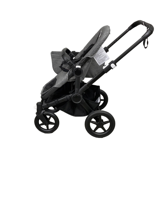 secondhand Bugaboo Donkey 5 Mono Base Stroller, Black, Grey Melange, 2022