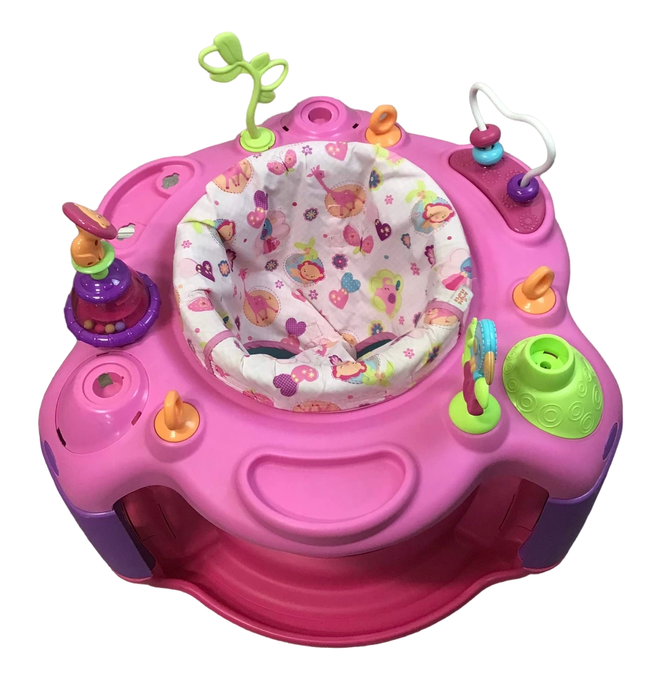 secondhand Bright Starts Bounce-a-Round Activity Saucer, Sweet Safari