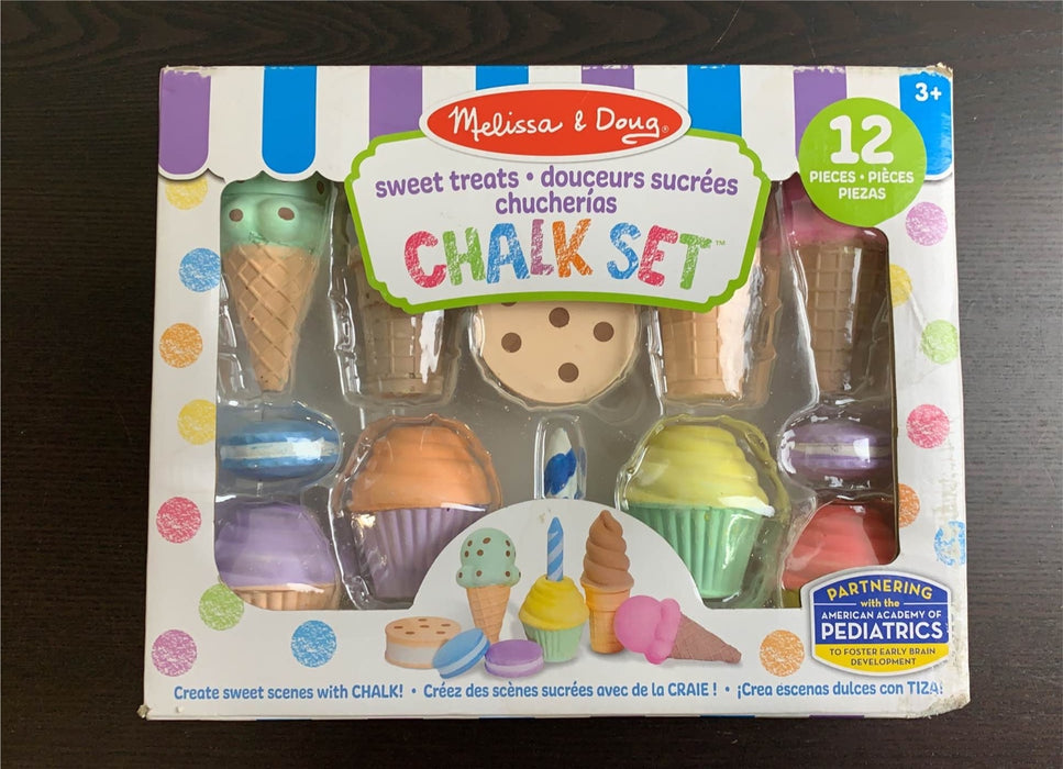 used Melissa & Doug Ice Cream Chalk Set