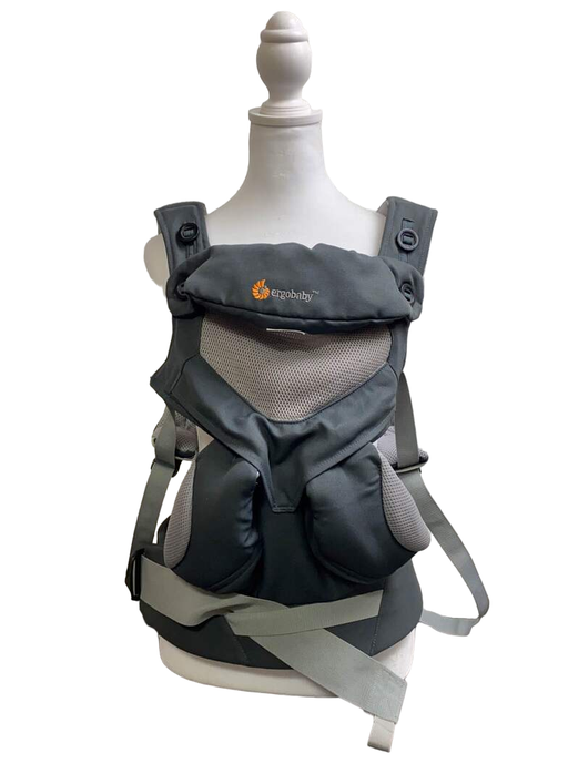 used Ergobaby 360 All Positions Cool Air Mesh Baby Carrier, Carbon Grey