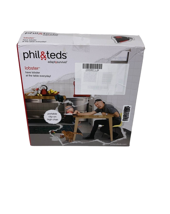 used Phil & Teds Lobster Hook On High Chair, Black
