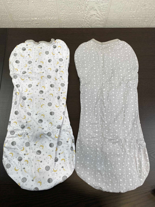 secondhand SwaddleMe Arms Free Convertible Pod 2pk, Star Moon Large 4-6 months