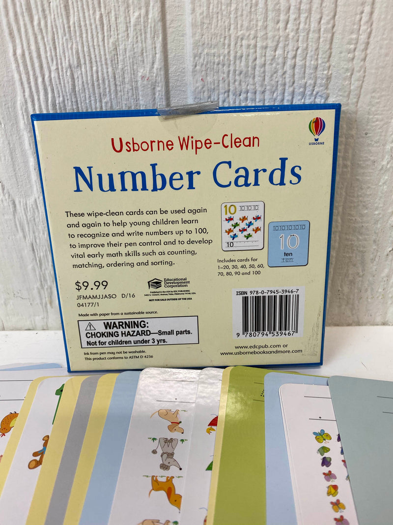Usborne WipeClean Number Cards