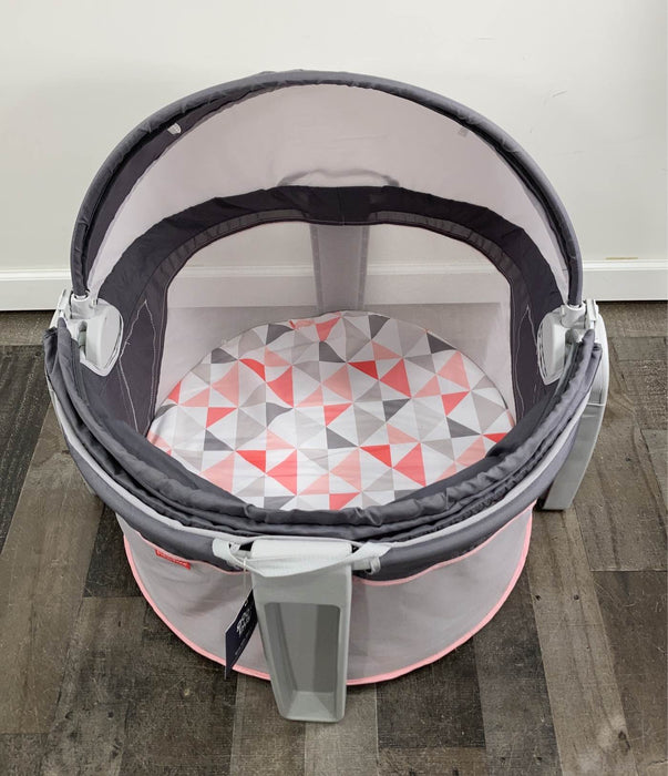 used Fisher Price On-the-Go Baby Dome, Charcoal