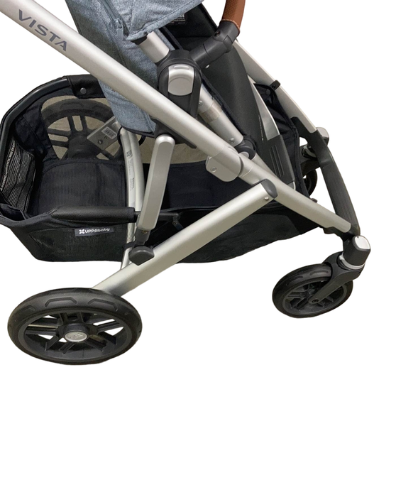 secondhand UPPAbaby VISTA V2 Stroller, 2022, Gregory (Blue Melange)