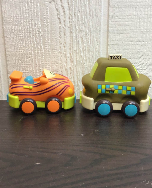 secondhand B. toys Pull Back Toddler Cars Wheeee-ls!