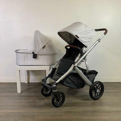 secondhand UPPAbaby VISTA V2 Stroller, 2019, Bryce (White Marl)