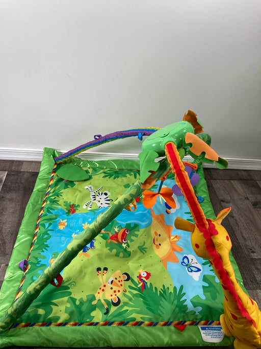 secondhand Fisher Price Rainforest Melodies and Lights Deluxe Gym