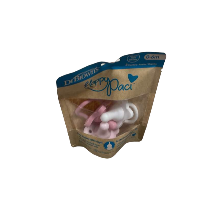 used Dr. Brown's HappyPaci Silicone Pacifiers, 3 pack