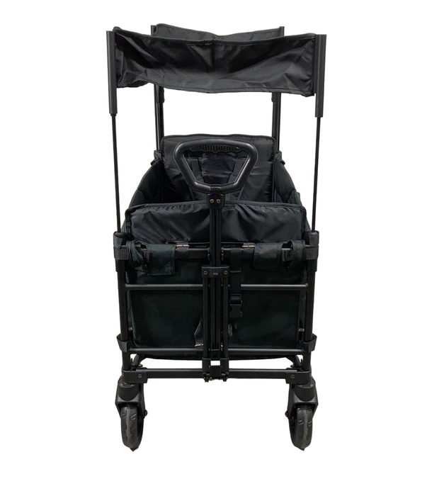 Wonderfold X2 Push + Pull Double Stroller Wagon, Stealth Black, 2023