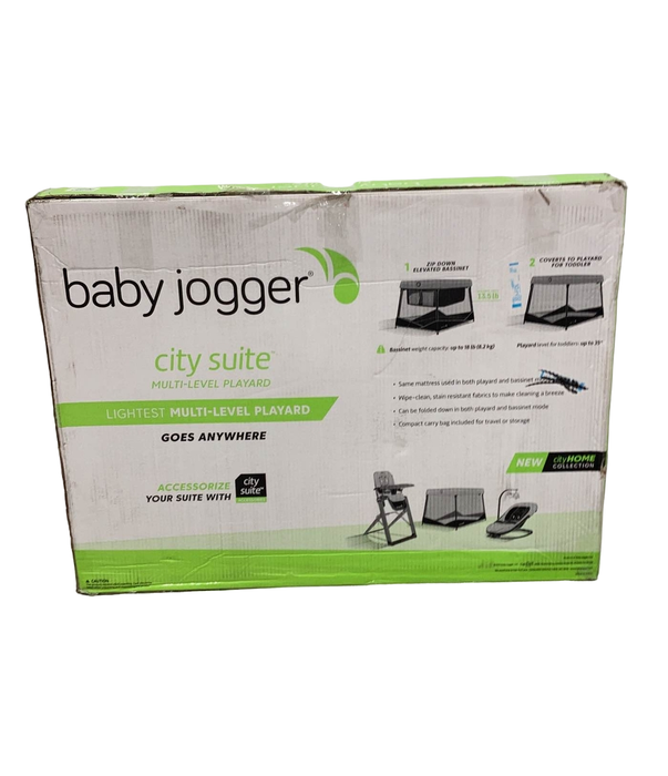Shop Baby Jogger City Suite Multi-Level Playard, Graphite at GoodBuy Gear
