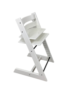 used Stokke Tripp Trapp Complete High Chair, White, Silver Star