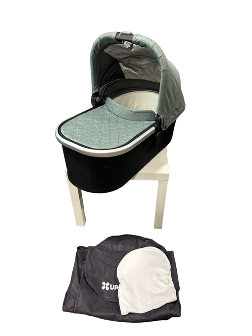 used UPPAbaby Bassinet, Emmett (Green Melange)