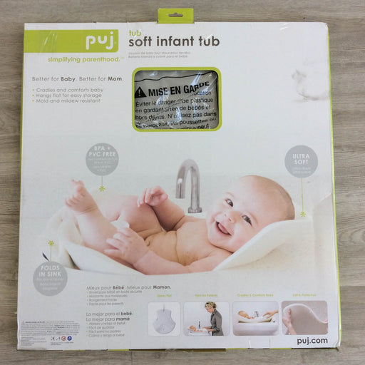 used Puj Soft Infant Tub, In grey