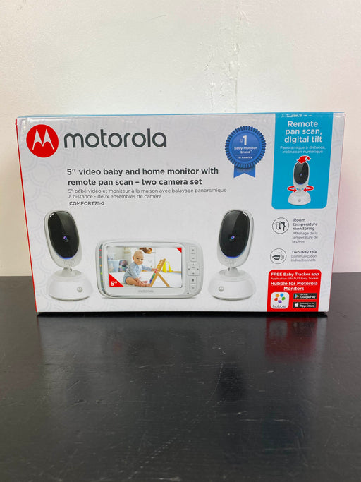 used Motorola Comfort 75 Video Baby Monitor With 2 Cameras