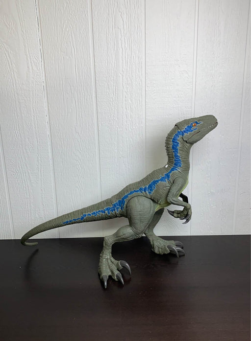 secondhand Jurassic World Super Colossal Velociraptor