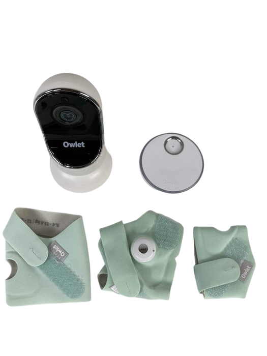 secondhand Owlet Smart Sock 3 Monitor Duo, Mint Green