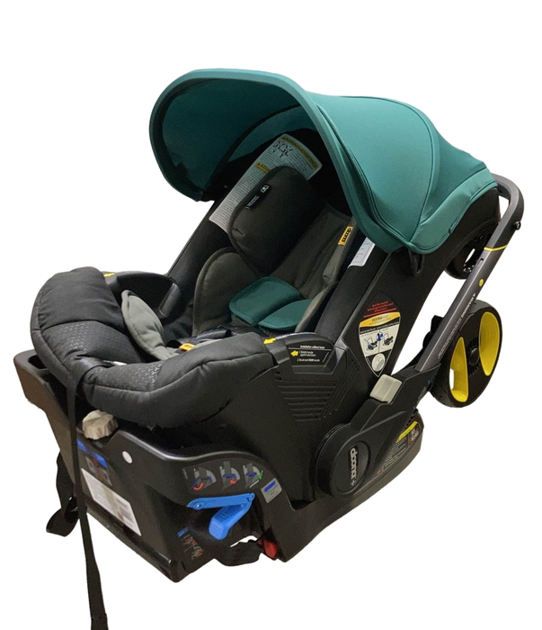 used Doona Infant Car Seat & Stroller Combo, 2022, Racing Green