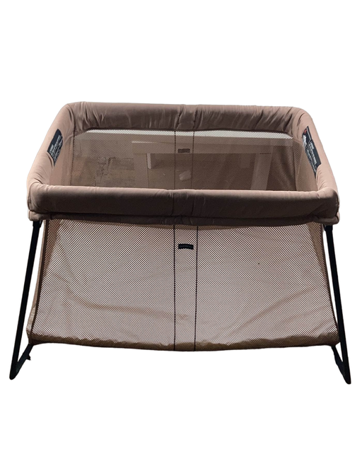 used BabyBjorn Travel Crib Light, Light Brown