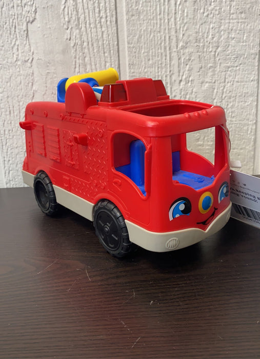 secondhand Fisher Price Little People Lift ‘n Lower Fire Truck