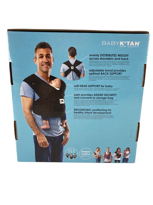 secondhand Baby K'tan Baby Carrier, X-Small, Black, Original