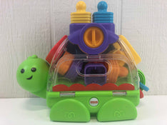 used Fisher Price Little Stackers Sort 'n Spill Turtle