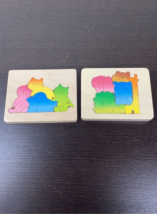 used BUNDLE Wooden Puzzles