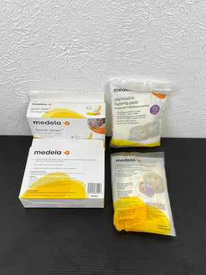 Breastfeeding Supplies: Medela Disposable Nursing Pads And Quick Clean Bags  New