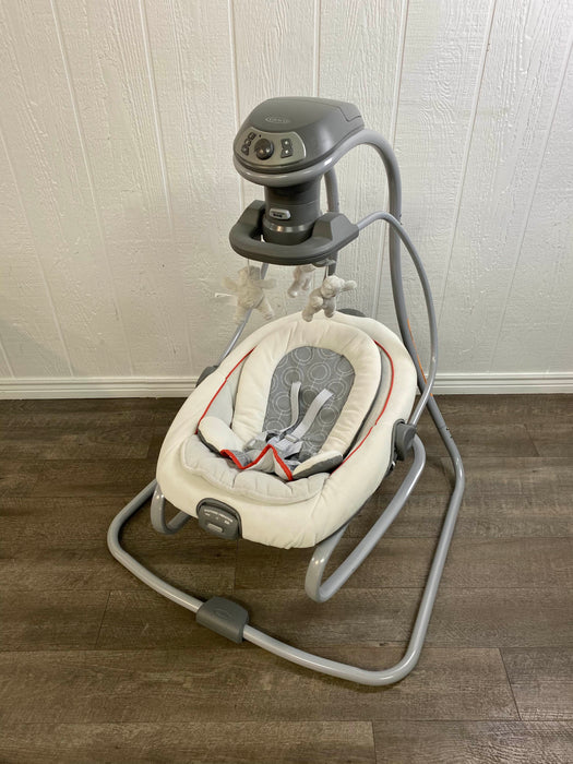 used Graco Cozy Duet Swing And Rocker