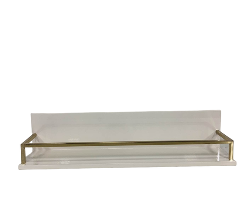 used Pottery Barn Kids Gold Polished Shelf, 2’