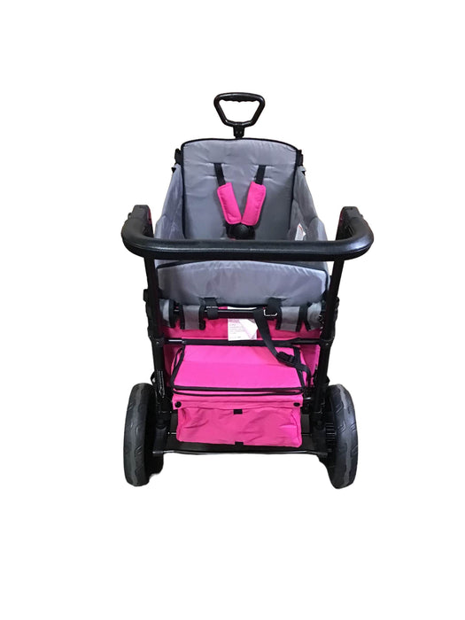 used Wonderfold X2 Push + Pull Double Stroller Wagon, Pretty-n-Pink, 2021