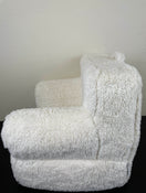 secondhand Pottery Barn Kids My First Ivory Faux Fur Anywhere Chair