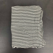 used Solly Baby Wrap, Black & Natural Stripe